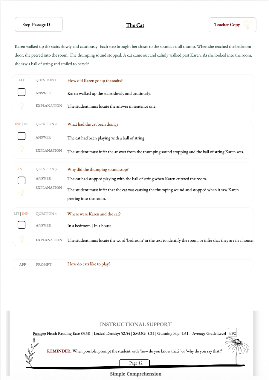 2nd Edition: The Rather Interesting Book of Comprehension Passages